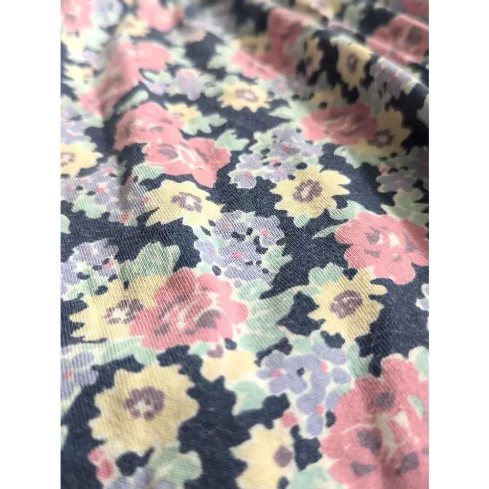 Vintage Laura Ashley Mother & Child Girls Floral Dress | Size 5-6 Years | 1980s